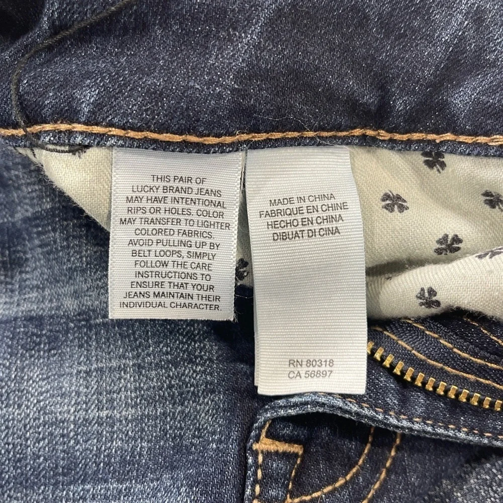 Lucky Brand Womens Jeans Size 10/30 Dark Wash Slim‎ Fit Stretch Denim